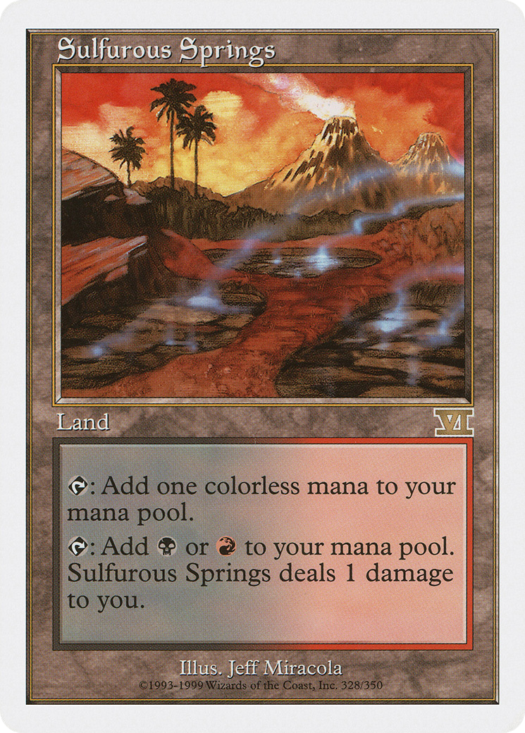 Image of Sulfurous Springs (6ED-328) - Classic Sixth Edition