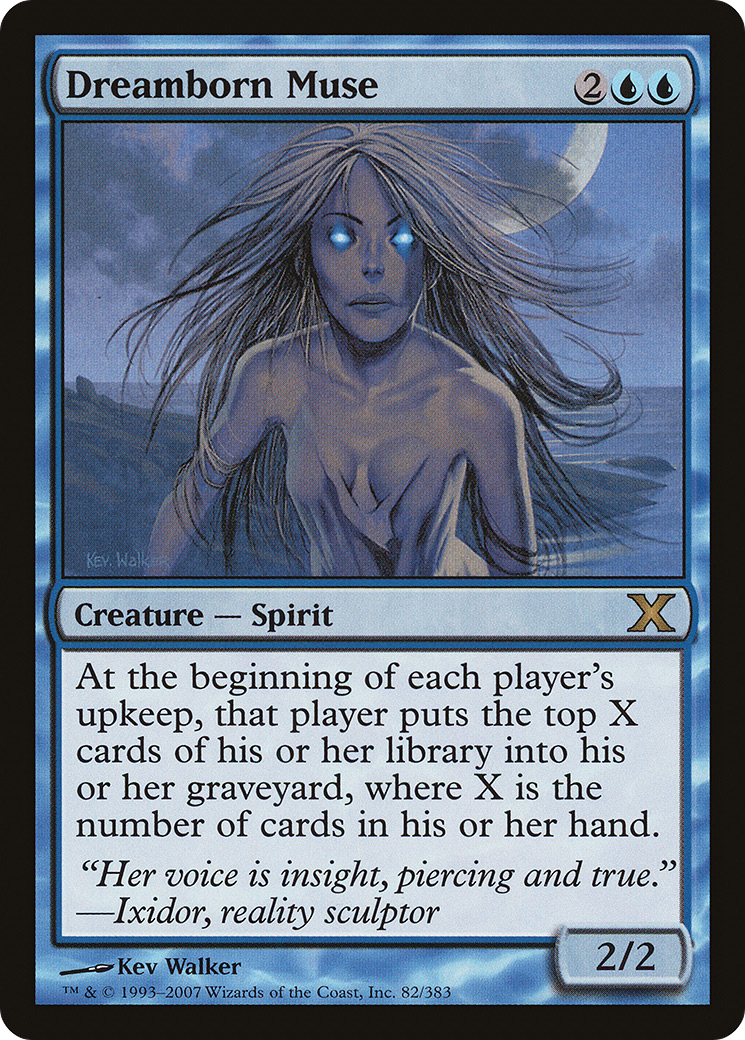 Image of Dreamborn Muse (10E-082) - Tenth Edition Foil