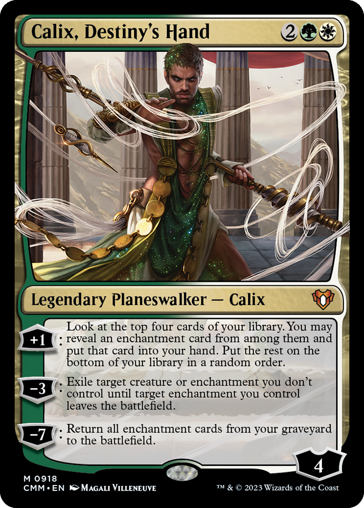 Image of Calix, Destiny's Hand (CMM-918) - Commander Masters