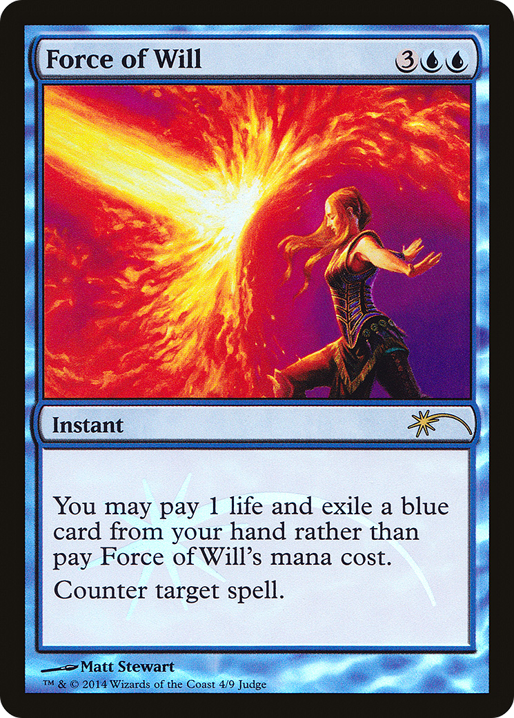 Image of Force of Will (JDG-004) - Judge Gift Cards 2014 Foil