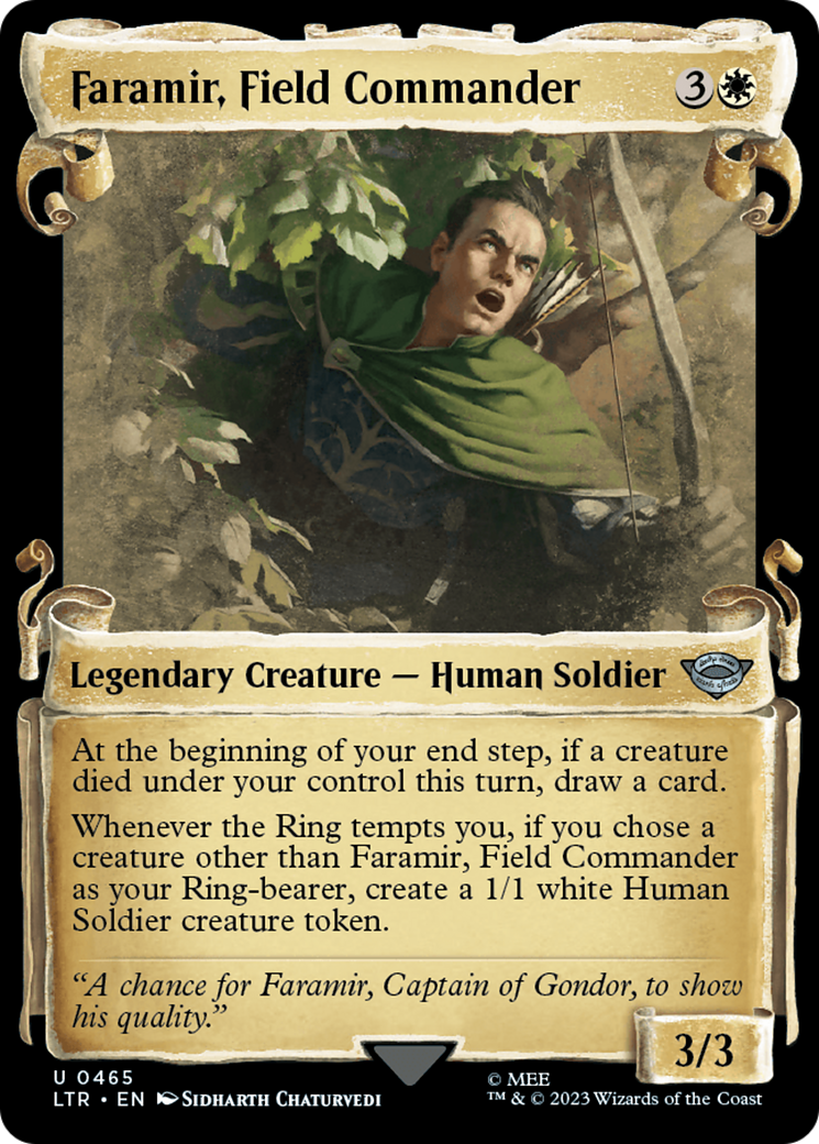 Image of Faramir, Field Commander (Showcase Scrolls) (LTR-465) - The Lord of the Rings: Tales of Middle-earth: (Showcase)