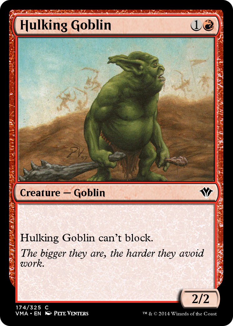 Image of Hulking Goblin (VMA-174) - Vintage Masters