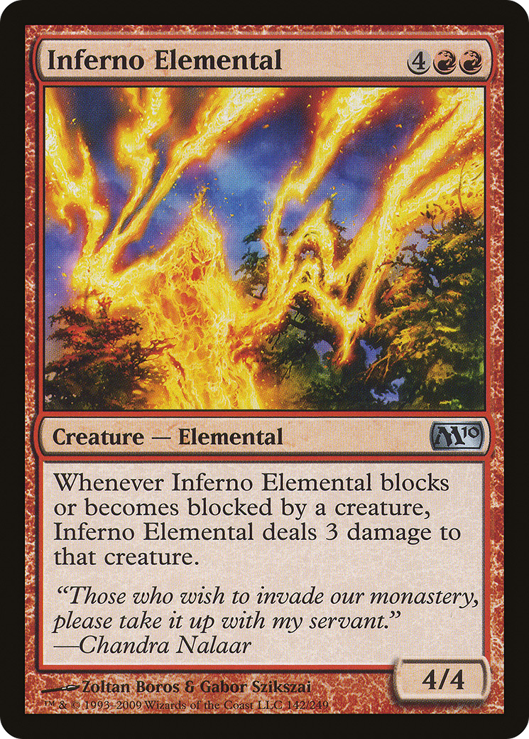 Image of Inferno Elemental (M10-142) - Magic 2010 Foil