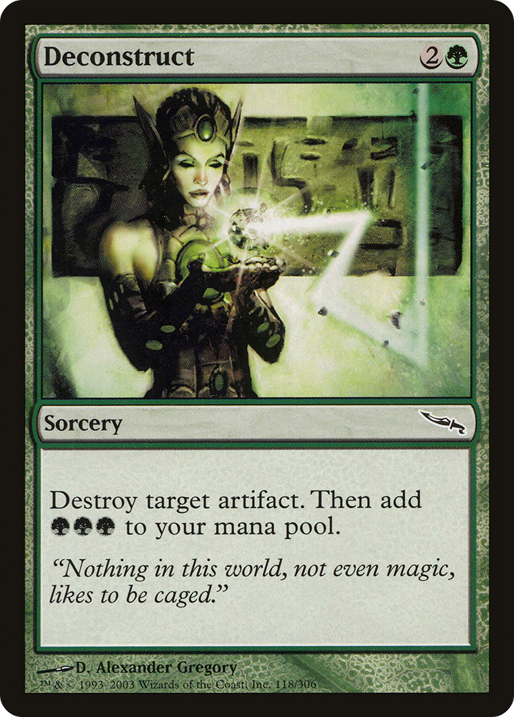 Image of Deconstruct (MRD-118) - Mirrodin