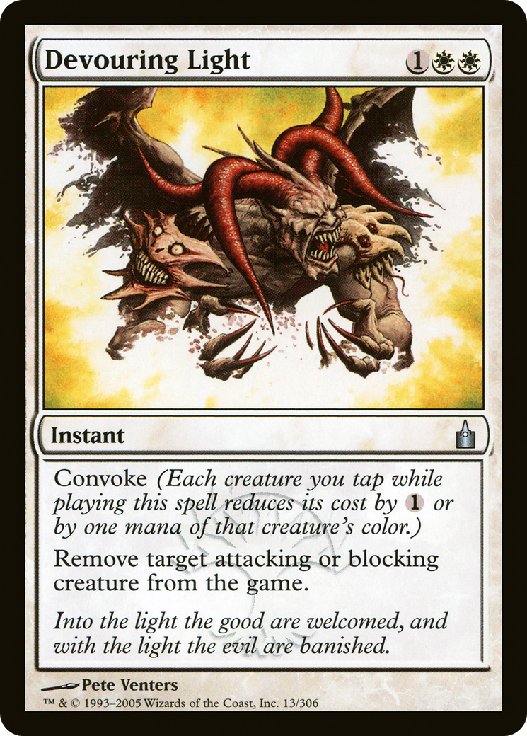 Image of Devouring Light (RAV-013) - Ravnica: City of Guilds Foil
