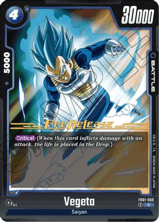 Image of Vegeta - FB01-060 (FB01-060) - Awakened Pulse PreRelease Cards