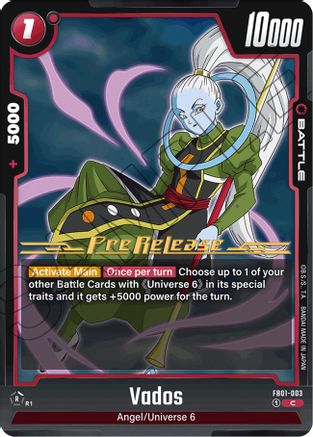 Image of Vados (FB01-003) - Awakened Pulse PreRelease Cards