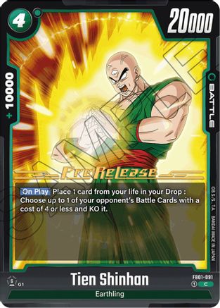 Image of Tien Shinhan - FB01-091 (FB01-091) - Awakened Pulse PreRelease Cards