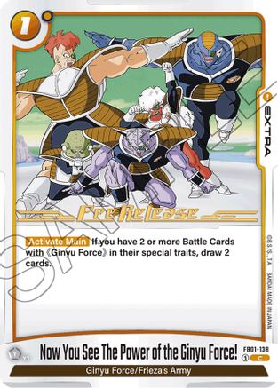 Image of Now You See The Power of the Ginyu Force! (FB01-138) - Awakened Pulse PreRelease Cards