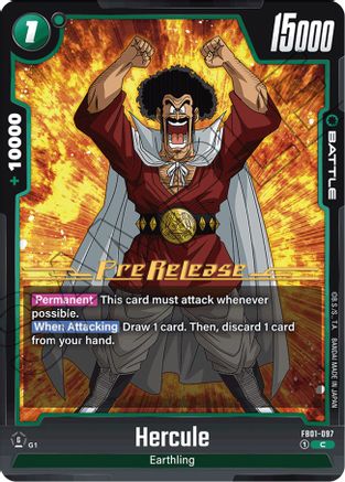 Image of Hercule (FB01-097) - Awakened Pulse PreRelease Cards