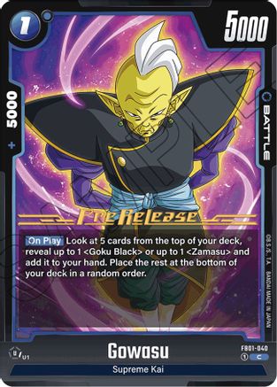 Image of Gowasu - FB01-040 (FB01-040) - Awakened Pulse PreRelease Cards