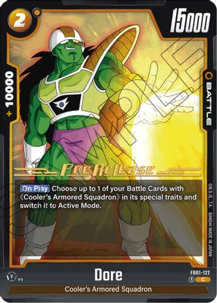 Image of Dore (FB01-122) - Awakened Pulse PreRelease Cards