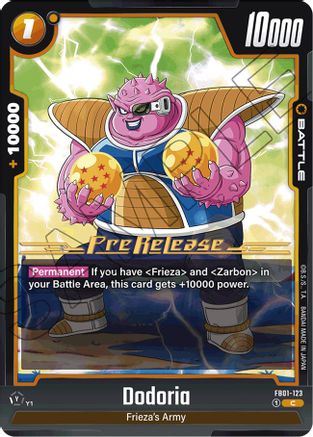 Image of Dodoria (FB01-123) - Awakened Pulse PreRelease Cards