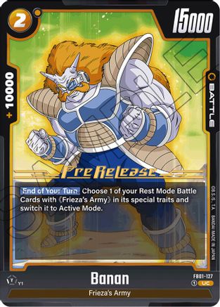 Image of Banan (FB01-127) - Awakened Pulse PreRelease Cards