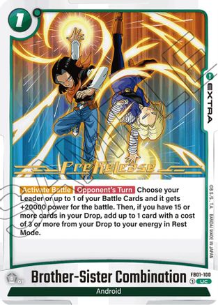 Image of Brother-Sister Combination (FB01-100) - Awakened Pulse PreRelease Cards