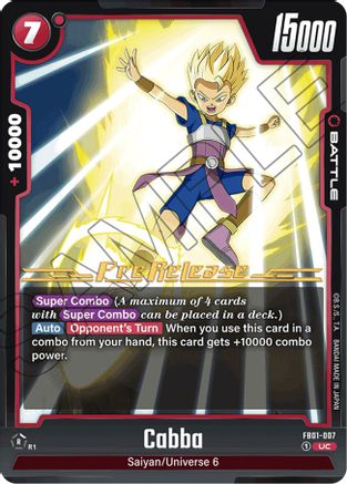 Image of Cabba (FB01-007) - Awakened Pulse PreRelease Cards