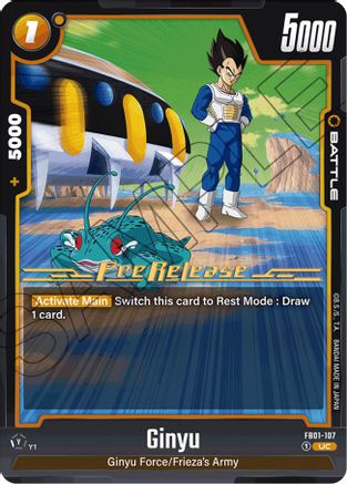 Image of Ginyu - FB01-107 (FB01-107) - Awakened Pulse PreRelease Cards