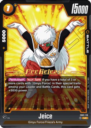 Image of Jeice (FB01-119) - Awakened Pulse PreRelease Cards