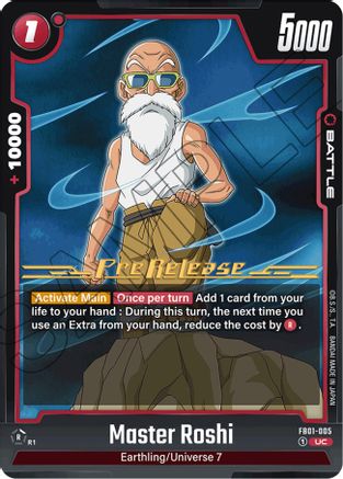 Image of Master Roshi (FB01-005) - Awakened Pulse PreRelease Cards
