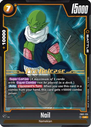 Image of Nail (FB01-125) - Awakened Pulse PreRelease Cards