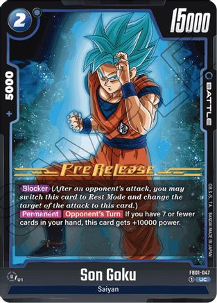 Image of Son Goku - FB01-047 (FB01-047) - Awakened Pulse PreRelease Cards