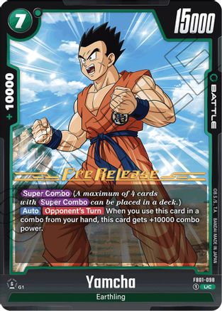 Image of Yamcha (FB01-098) - Awakened Pulse PreRelease Cards