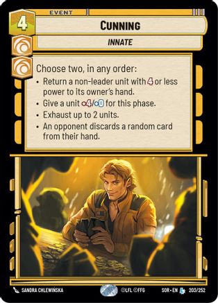 Image of Cunning (203/252) - Spark of Rebellion Foil