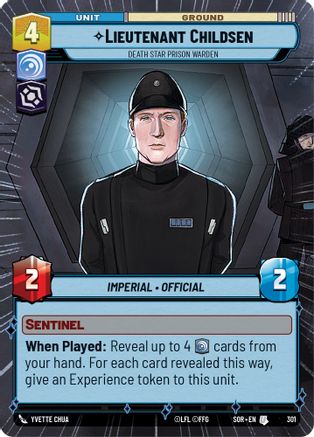 Image of Lieutenant Childsen - Death Star Prison Warden (Hyperspace) (301) - Spark of Rebellion