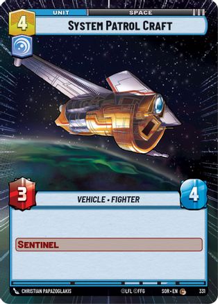 Image of System Patrol Craft (Hyperspace) (331) - Spark of Rebellion Foil