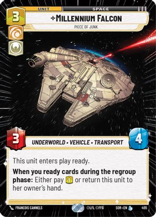 Image of Millennium Falcon - Piece of Junk (Hyperspace) (455) - Spark of Rebellion