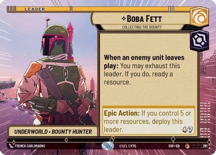 Image of Boba Fett - Collecting the Bounty (Hyperspace) (281) - Spark of Rebellion