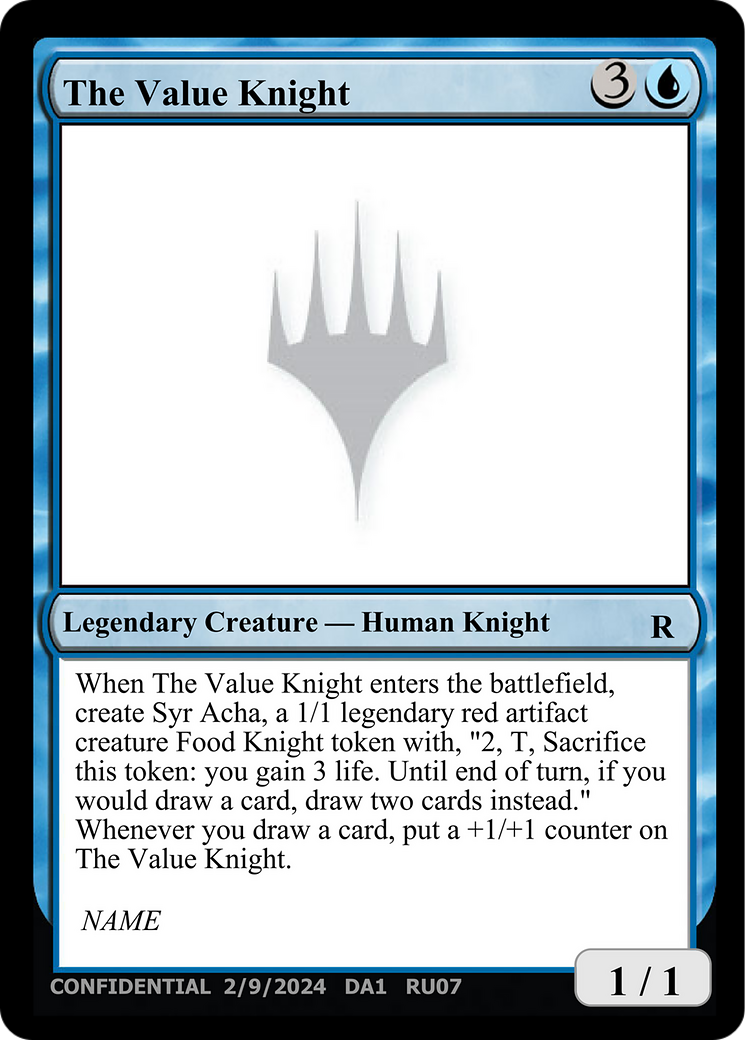 Image of The Value Knight (UNK-RU07A) - Unknown Event