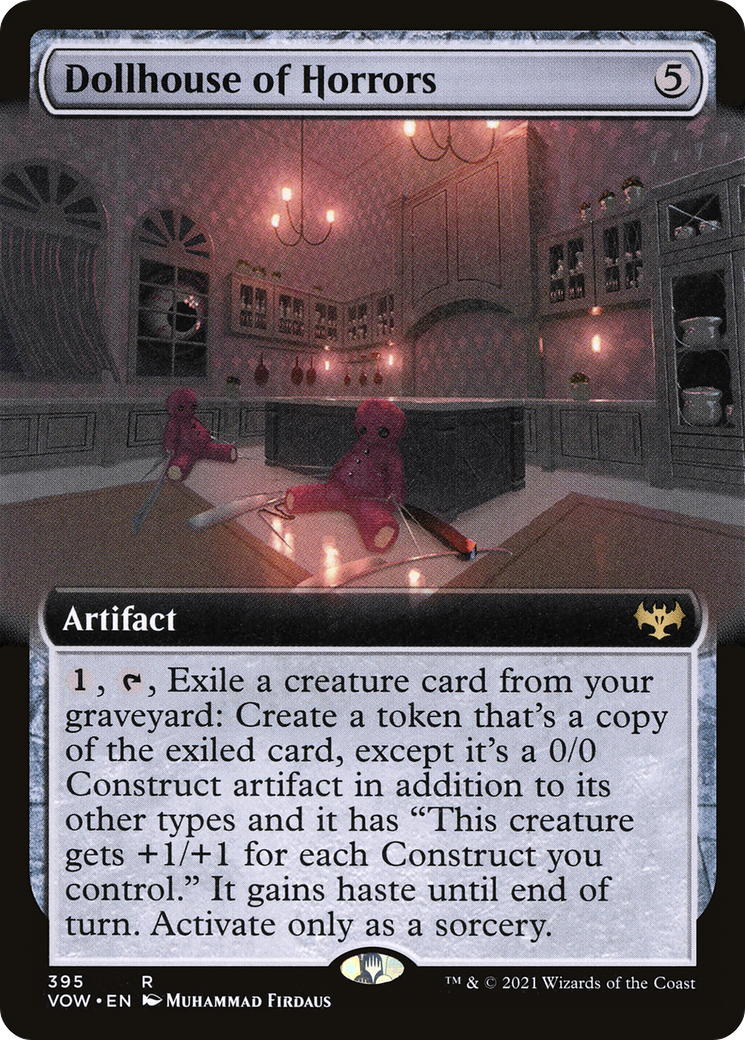 Image of Dollhouse of Horrors (Extended Art) (VOW-395) - Innistrad: Crimson Vow: (Extended Art)