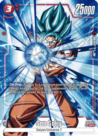 Image of Son Goku - FB01-015 (Alternate Art) (FB01-015) - Awakened Pulse Holofoil
