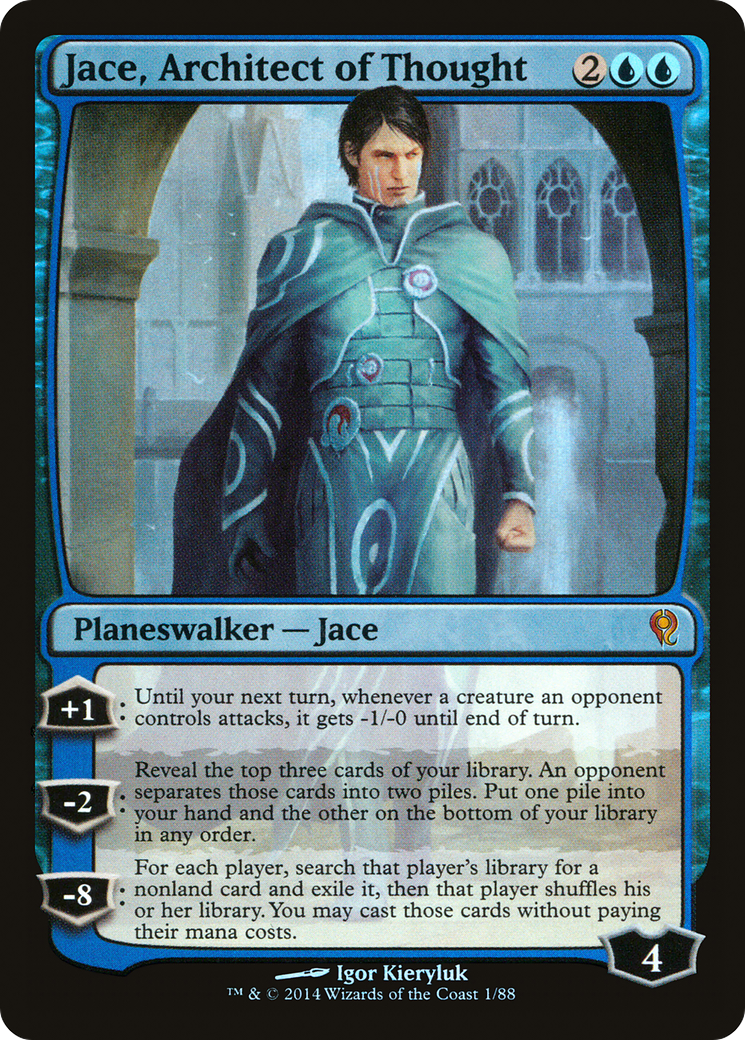 Image of Jace, Architect of Thought (DDM-001) - Duel Decks: Jace vs. Vraska Foil
