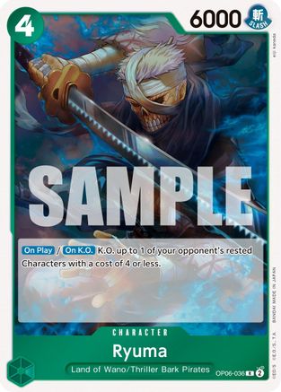 Image of Ryuma (OP06-036) - Wings of the Captain Foil