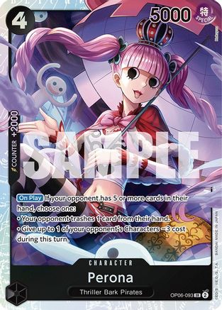 Image of Perona (093) (OP06-093) - Wings of the Captain Foil