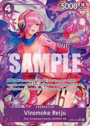 Image of Vinsmoke Reiju (069) (Alternate Art) (OP06-069) - Wings of the Captain Foil
