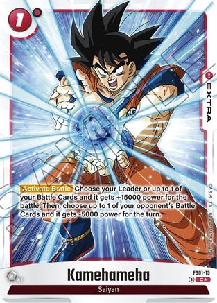 Image of Kamehameha (Bonus Pack Alternate Art) (FS01-15) - Starter Deck 1 Son Goku Holofoil