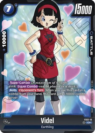 Image of Videl (Bonus Pack Alternate Art) (FS02-10) - Starter Deck 2 Vegeta Holofoil