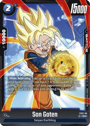 Image of Son Goten - FS02-06 (Bonus Pack Alternate Art) (FS02-06) - Starter Deck 2 Vegeta Holofoil