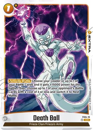 Image of Death Ball (Bonus Pack Alternate Art) (FS04-16) - Starter Deck 4 Frieza Holofoil