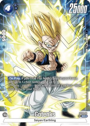 Image of Gotenks - FS02-03 (Bonus Pack Alternate Art) (FS02-03) - Starter Deck 2 Vegeta Holofoil