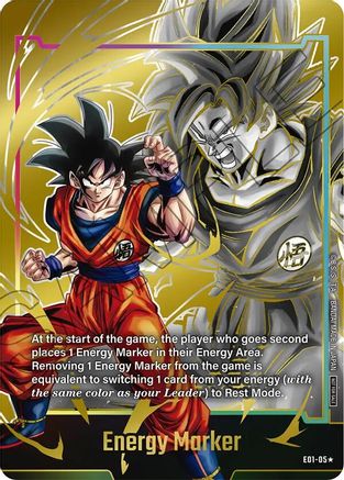 Image of Energy Marker (E01-05) (Gold) (E01-05) - Fusion World Energy Markers Holofoil