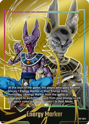 Image of Energy Marker (E01-06) (Gold) (E01-06) - Fusion World Energy Markers Holofoil