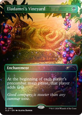 Image of Eladamri's Vineyard (Rainbow Foil) (SLD-1692) - Secret Lair Drop Series Foil