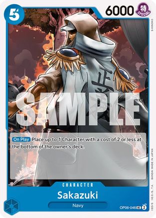 Image of Sakazuki (OP06-046) - Wings of the Captain