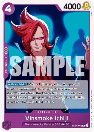 Image of Vinsmoke Ichiji (060) (OP06-060) - Wings of the Captain