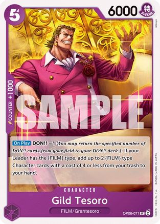 Image of Gild Tesoro (OP06-071) - Wings of the Captain