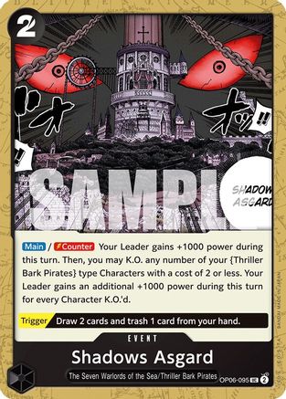 Image of Shadows Asgard (OP06-095) - Wings of the Captain